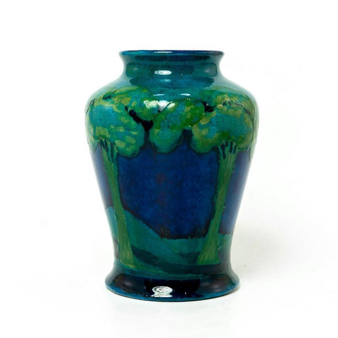 Moorcroft Pottery Moonlit Blue Vase (1 of 5)