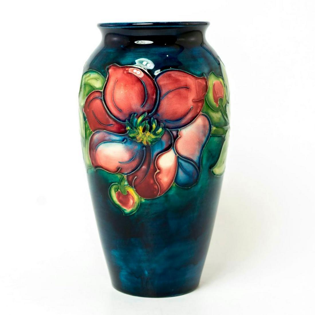 Moorcroft Pottery Vase, Clematis Pattern, Signed (1 of 5)