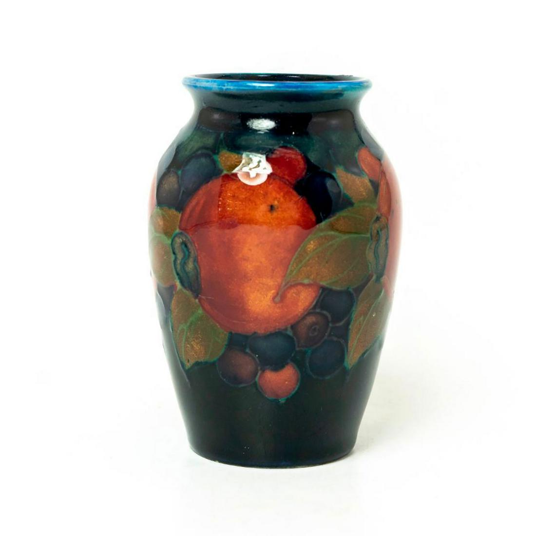 Small Moorcroft Pottery Vase, Pomegranate Pattern (1 of 5)