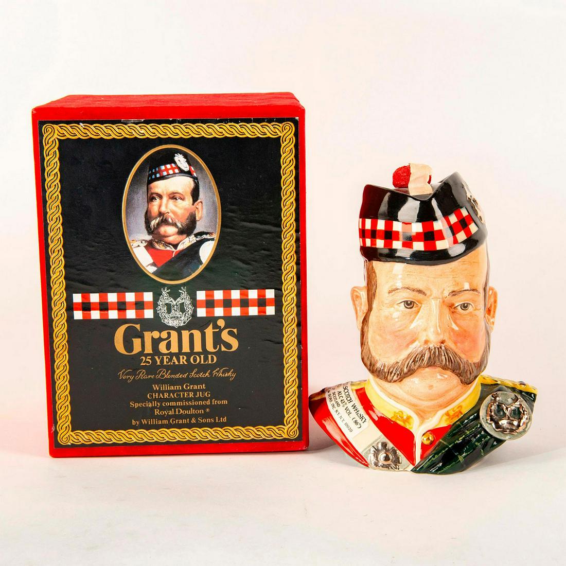 Large Royal Doulton Liquor Container, William Grant (1 of 3)