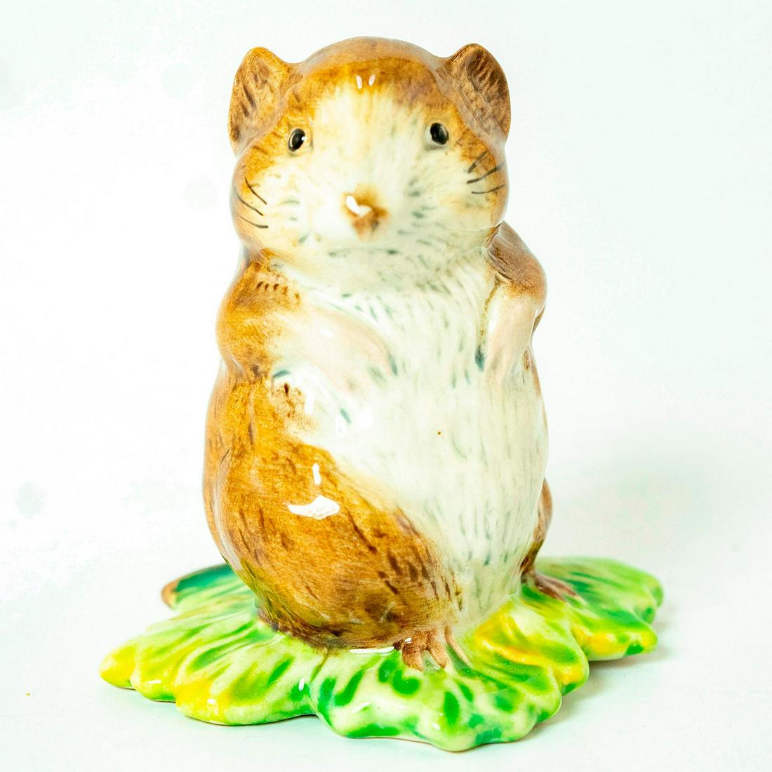 Timmy Willie From Johnny Town-Mouse - Royal Albert -: Royal Albert Backstamp. Brown and white mouse, green or multicolored base. Modeled by Arthur Gredington, issued 1949 - 1993. Artist: Arthur Gredington Issued: 1949 - 1993 Dimensions: 2.5''H Manufactur