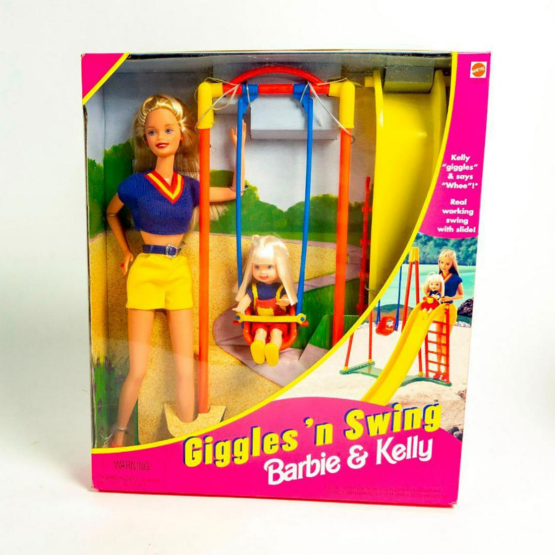 Giggles 'N Swing Barbie and Kelly Dolls (1 of 2)