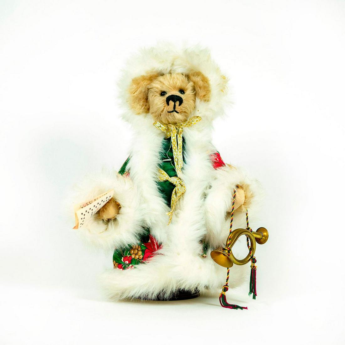Andy the Vintage Christmas Holiday Teddy Bear (1 of 3)