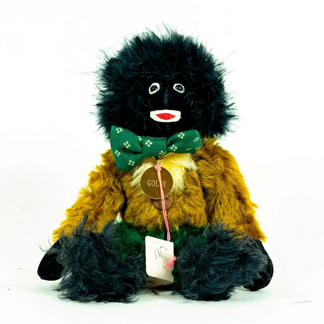 CM Bears Doll, Golly: Furry Doll; Black, green and gold coloration. Artist: Carol Martin Issued: 20th Century Dimensions: 11"L Manufacturer: CM Bears Country of Origin: USA