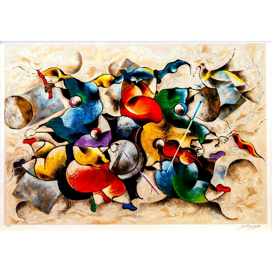 David Schluss Serigraph Print, Days Of Peace (1 of 5)