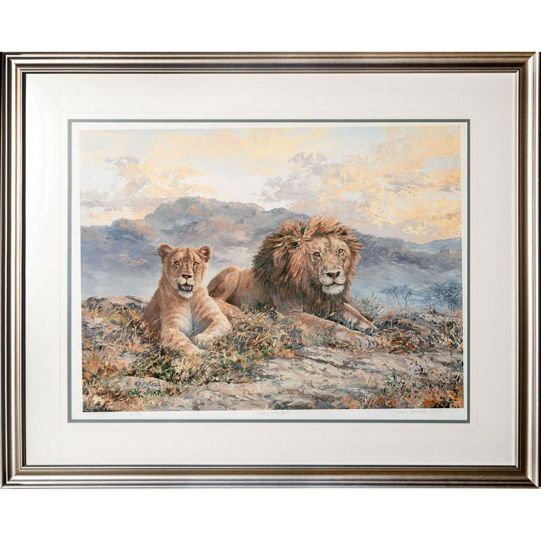 James Keirstead Lions Lookout, Signed Print 2/50 (1 of 8)
