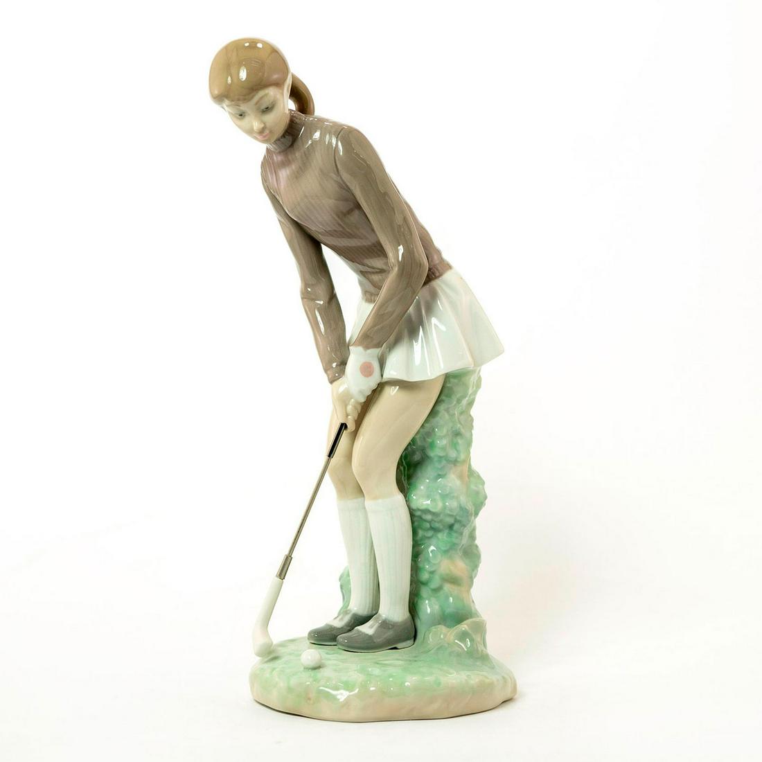 Lady Golfer 1004851 - Lladro Porcelain Figurine (1 of 3)