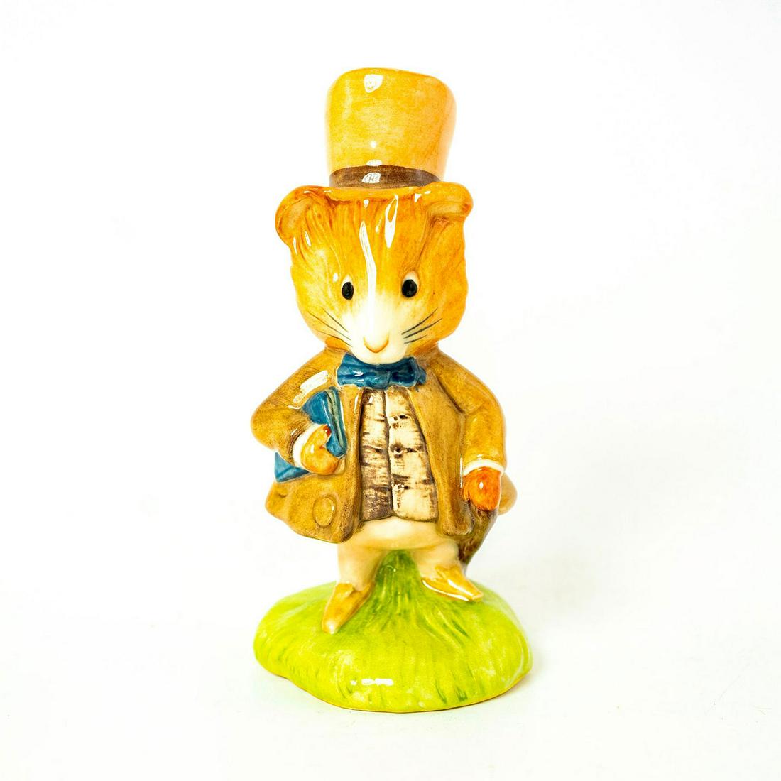Amiable Guinea Pig - Beswick - Beatrix Potter Figurine: Beswick Backstamp. Tan jacket, white waistcoat and yellow trousers. Artist: Albert Hallam Issued: 1967 - 1983 Dimensions: 3.5''H Manufacturer: Beswick Country of Origin: England
