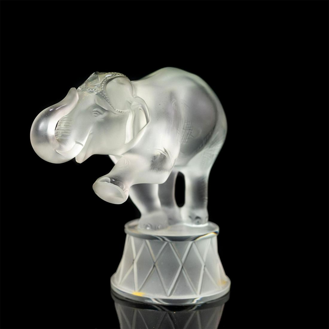 Lalique Crystal Figurine, Zambo Circus Elephant 1219900 (1 of 6)