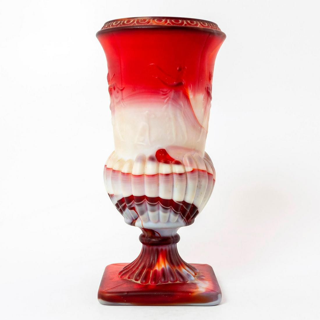 Imperial Swag Glass Vase, Dancing Ladies (1 of 5)