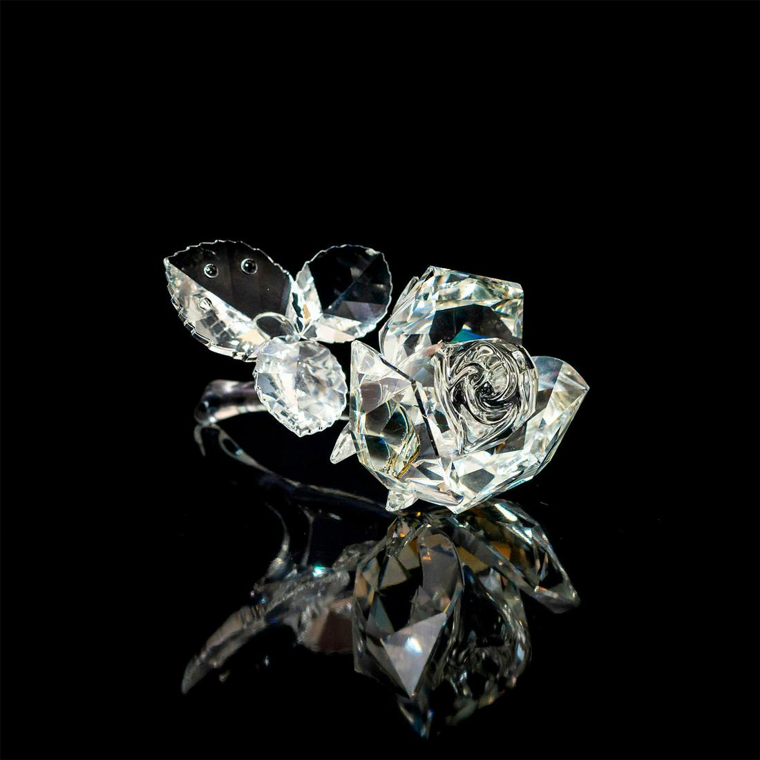 Swarovski Crystal Flower Figurine, Rose (1 of 6)