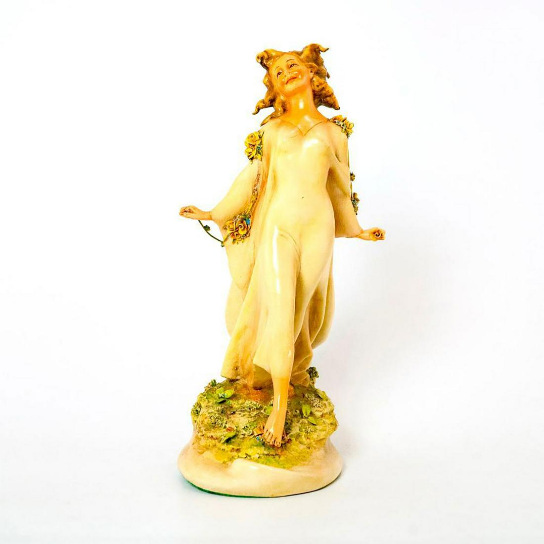 Antonio Borsato Figurine, Flower Lady (1 of 6)