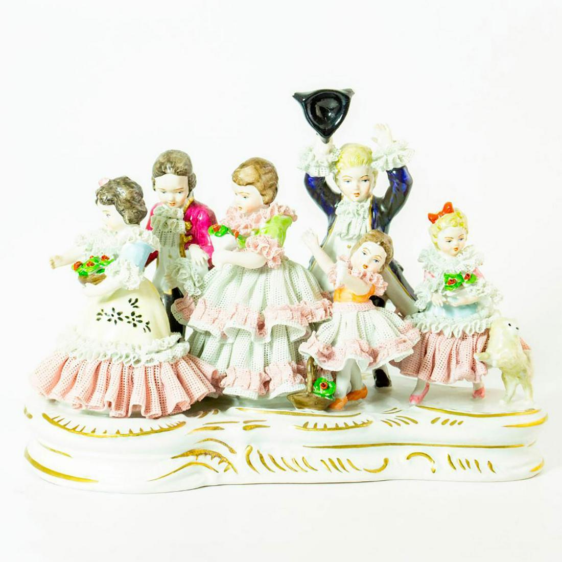 Wilhelm Rittirsch Dresden Figurine Grouping, Children (1 of 6)