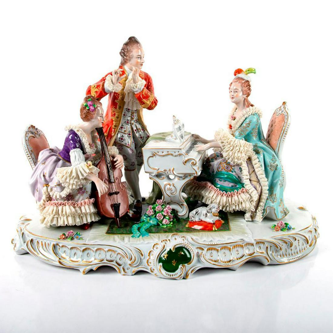 Large Sitzendorf Porcelain Figurine Grouping (1 of 7)