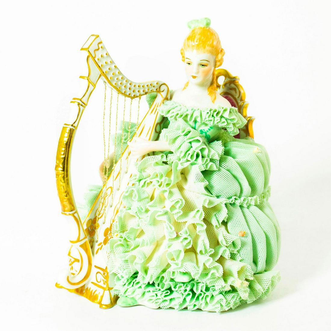 Muller Volkstedt Irish Dresden Figurine, Sinead (1 of 3)