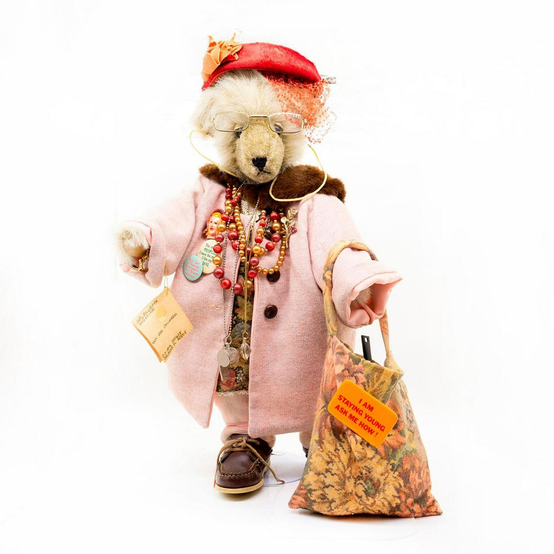 Barbara's Originals Honey Cups Teddy Bear, Dame Hedoa (1 of 2)