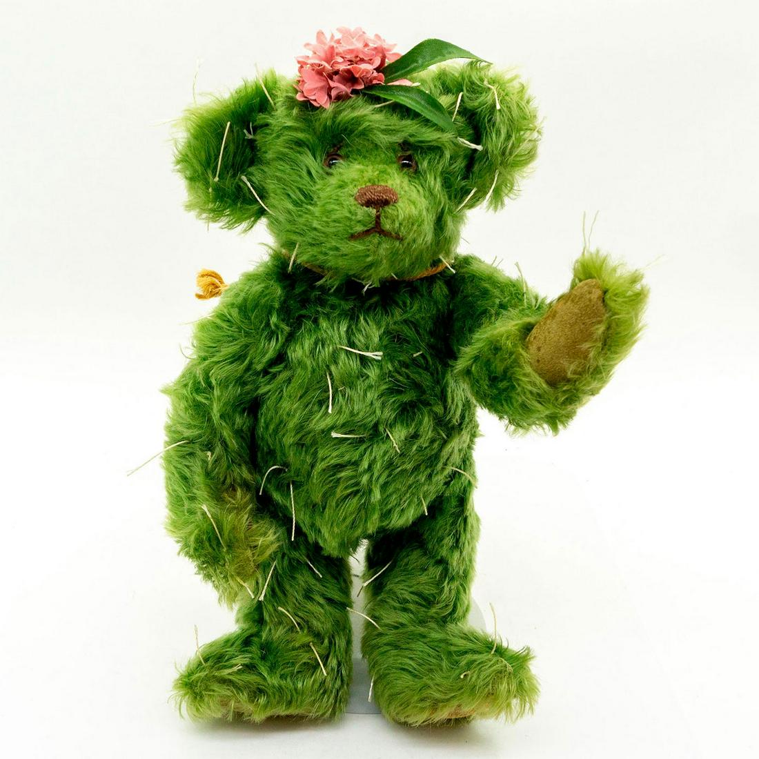Happy Tymes, Green Cholla Cactus Mohair Teddy Bear (1 of 5)