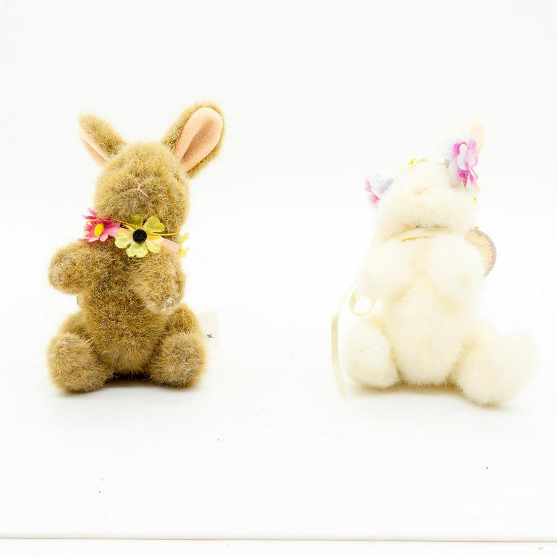 Two North American Bear Plush Rabbits, Bud And Rose (1 of 4)