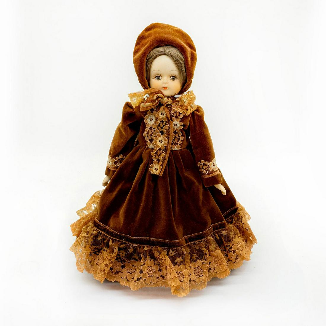 Wupper Design, Brown Dress Bisque Doll (1 of 4)