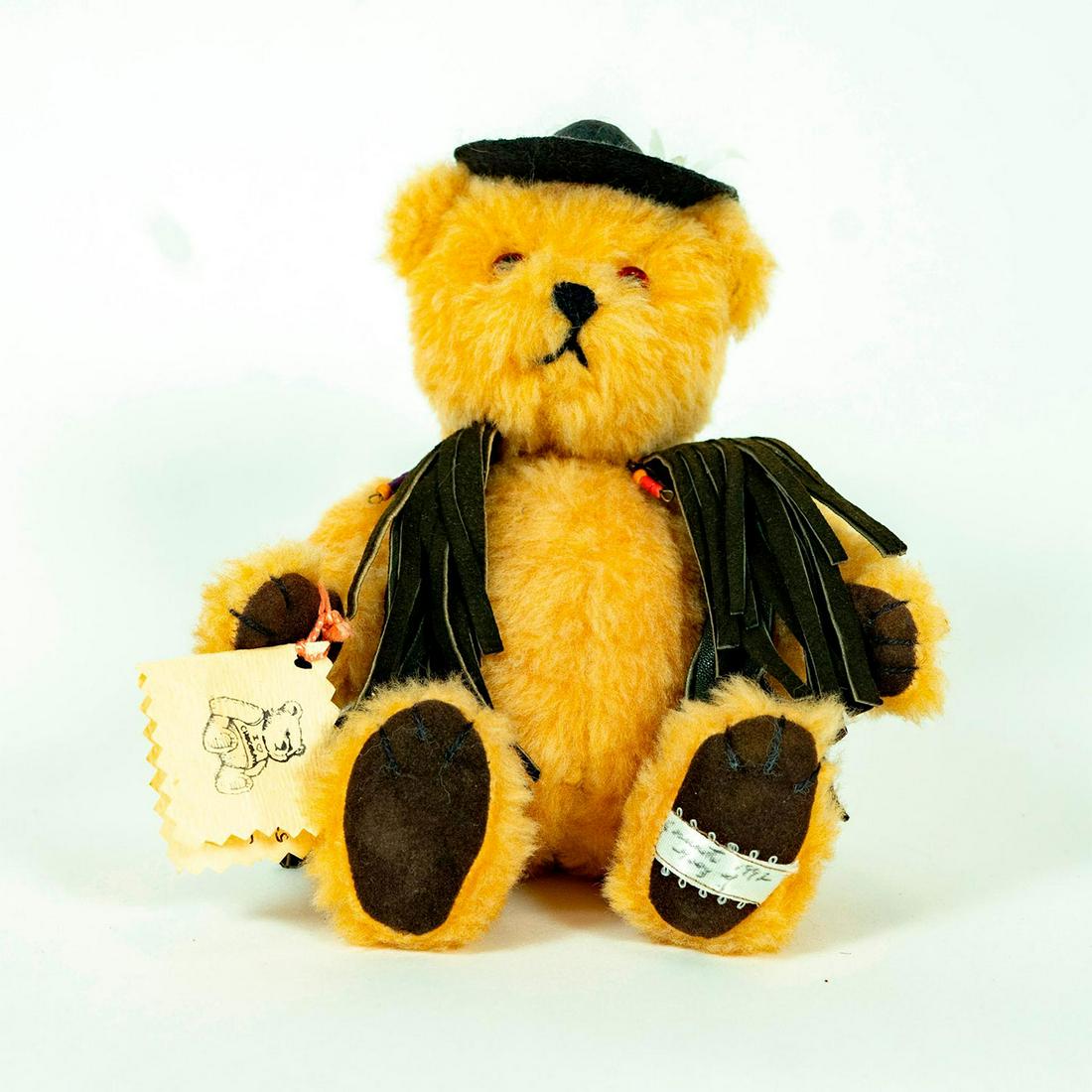 Vintage Jet Ken Bears, Mickey Glass Eyes Jointed Bear (1 of 3)