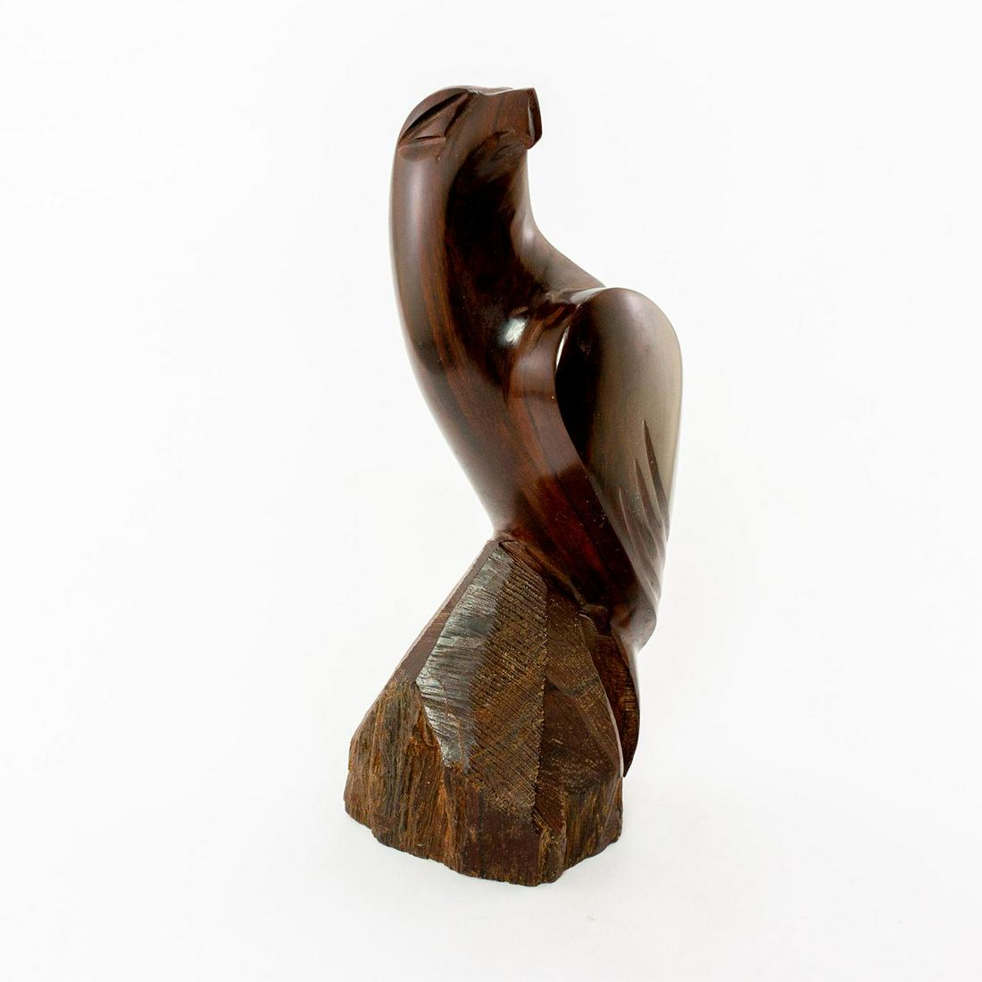 Ironwood Hand Carved Sculpture, American Eagle 1523 (1 of 2)