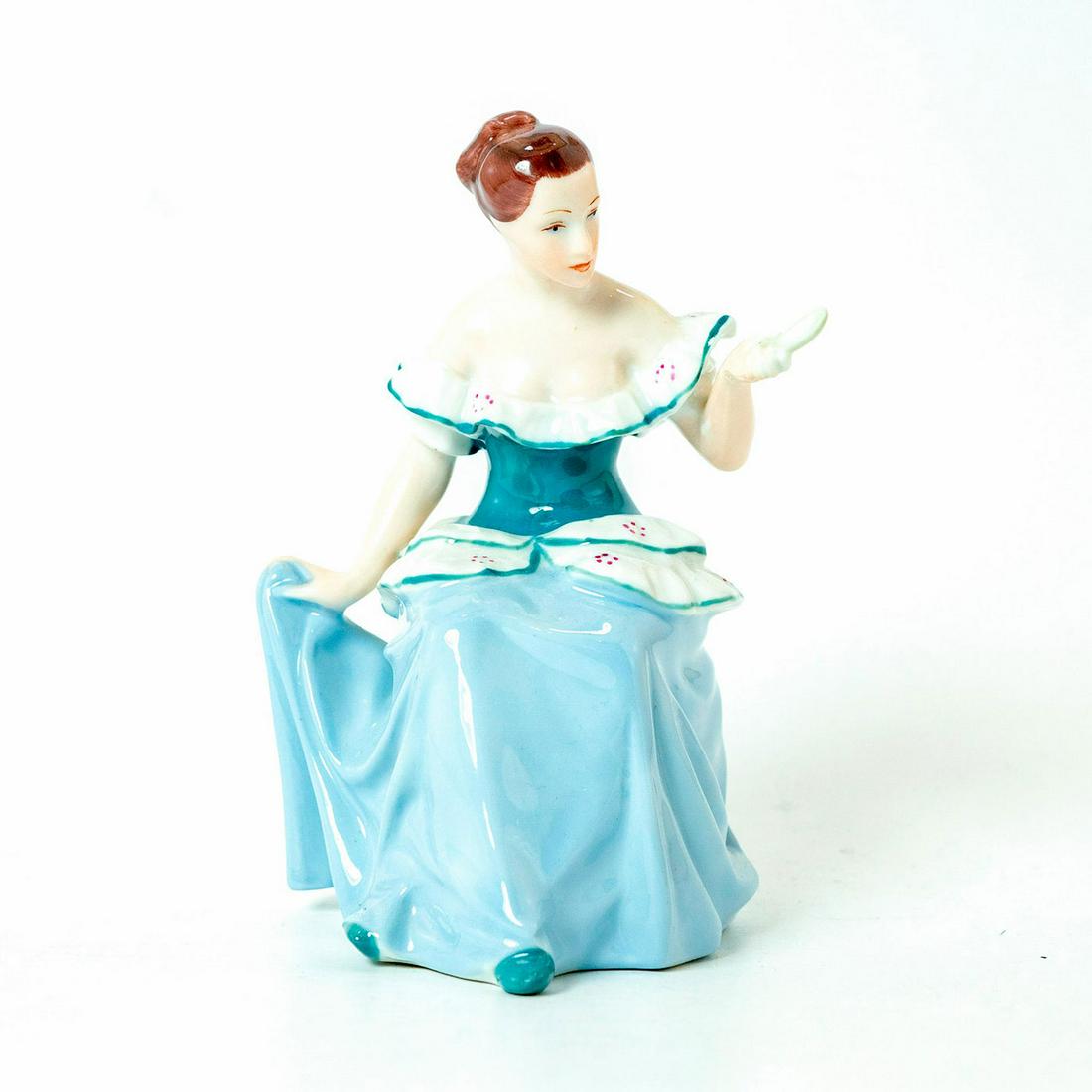 Royal Dux Figurine, Lady With Mirror (1 of 3)
