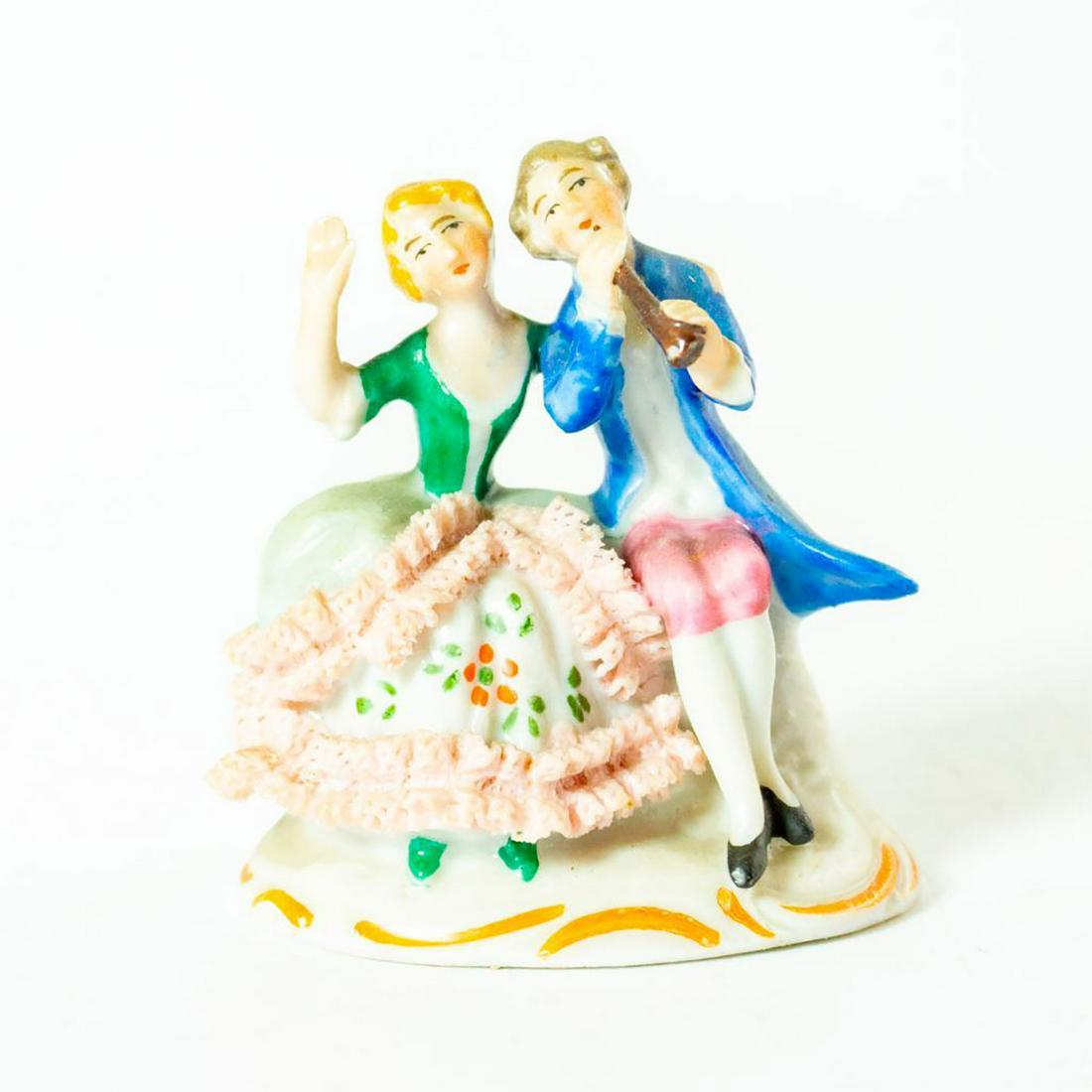 Ludwigsburg German Porcelain Miniature Figurine (1 of 3)