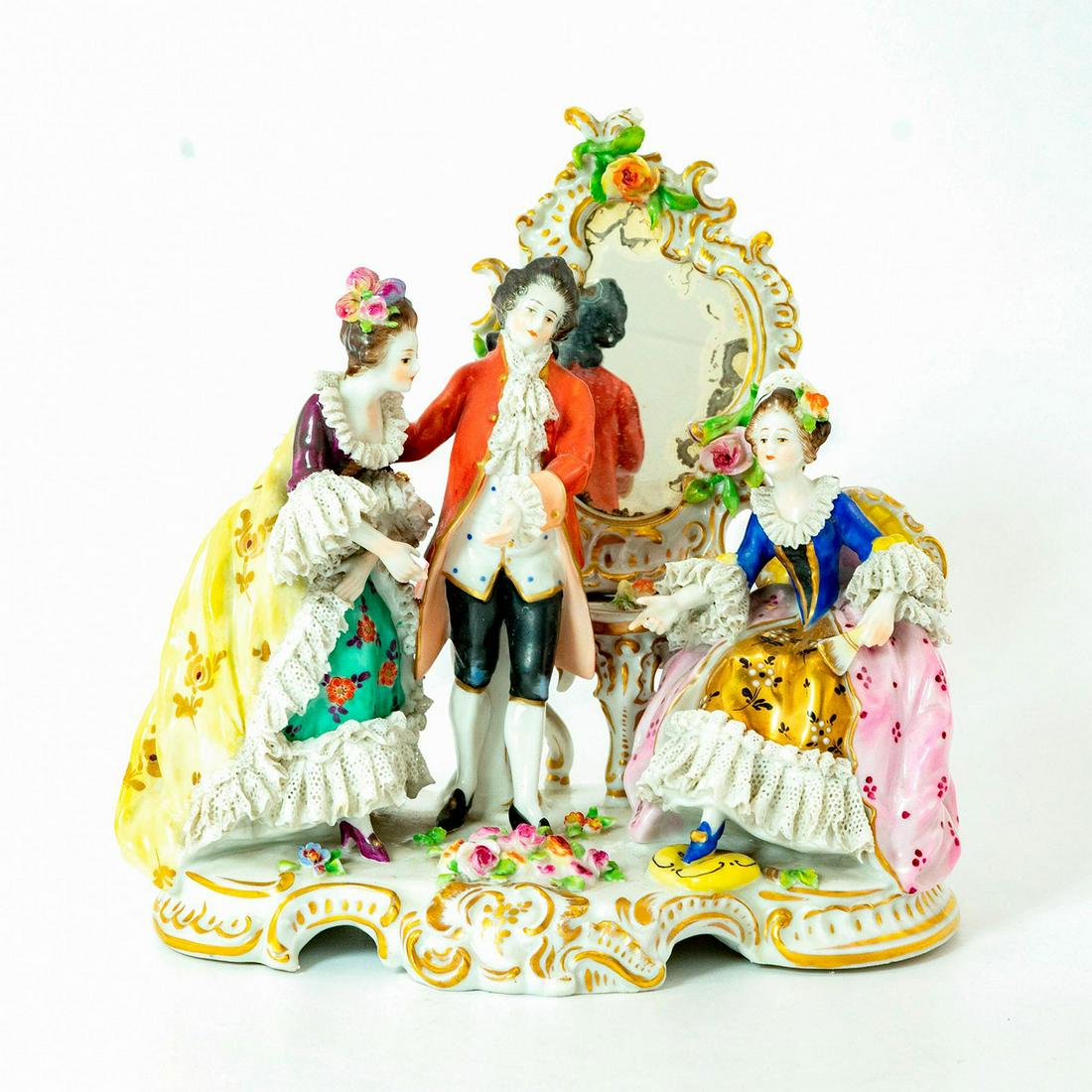 Volkstedt German Porcelain Figurine Grouping (1 of 3)
