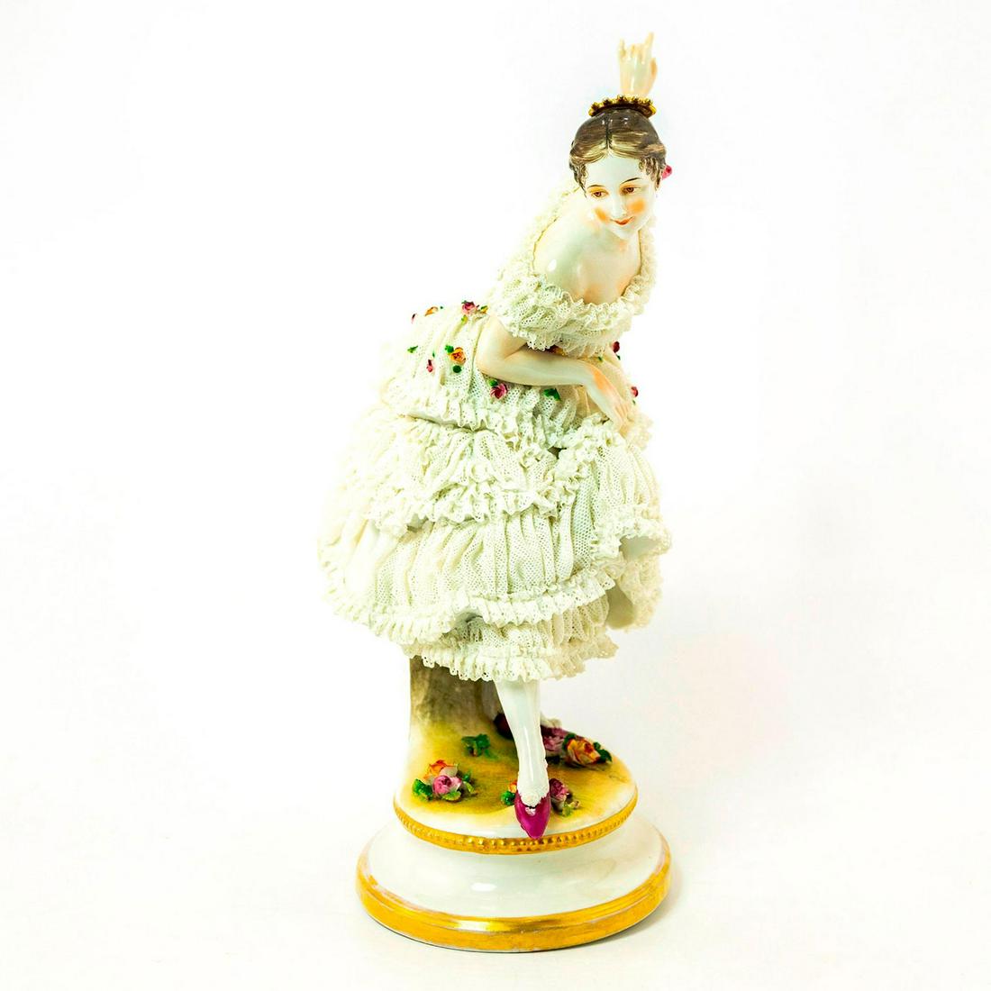 Volkstedt Porcelain Figurine, Lady Dancer (1 of 4)