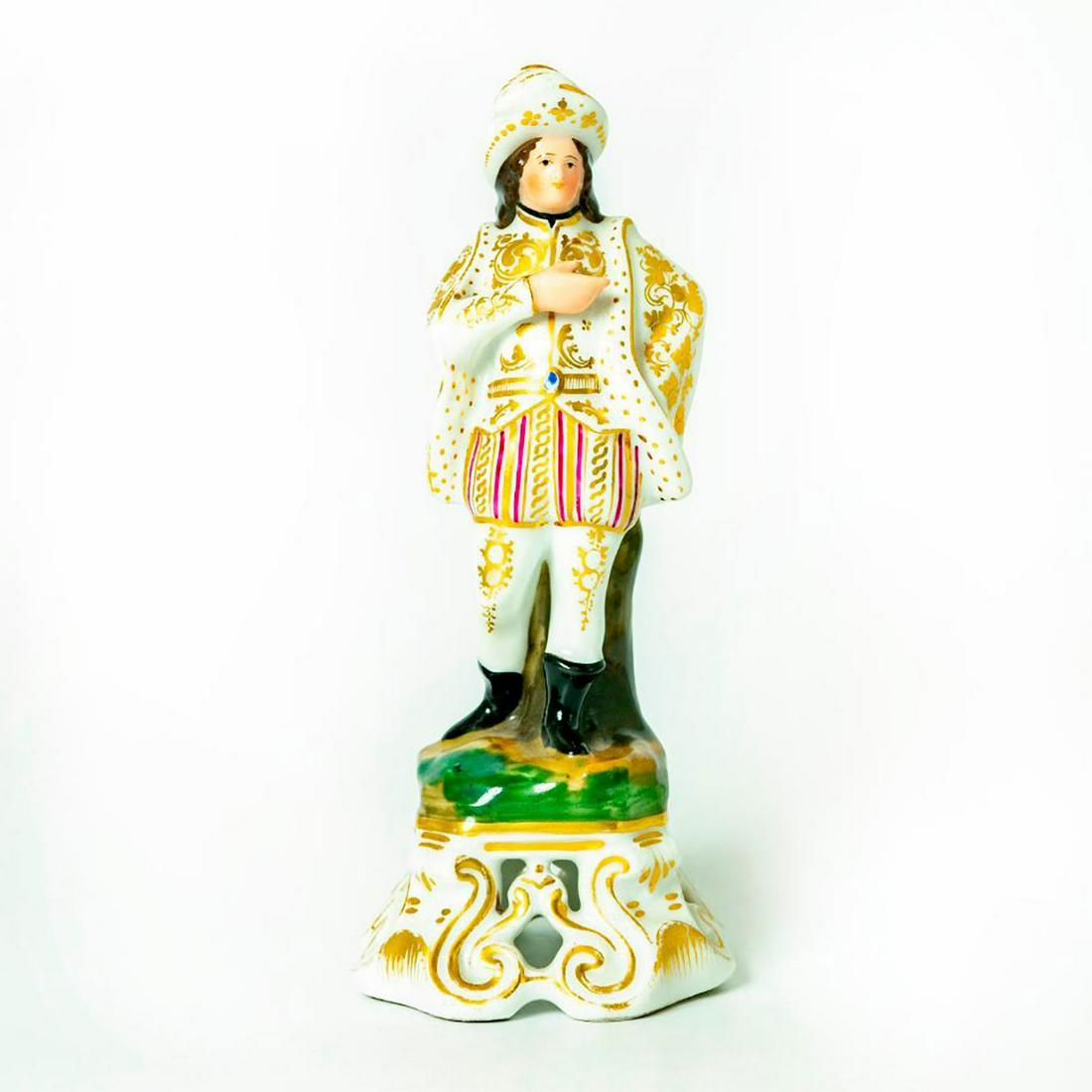 Vintage Porcelain Figural Scent Bottle, Unmarked (1 of 3)