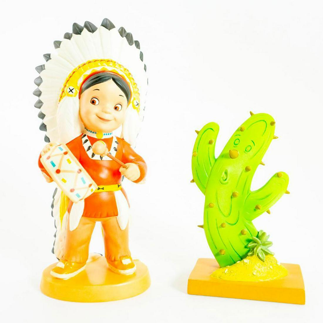 Disneys It's a Small World Figurine, Little Big Chief, (1 of 8)