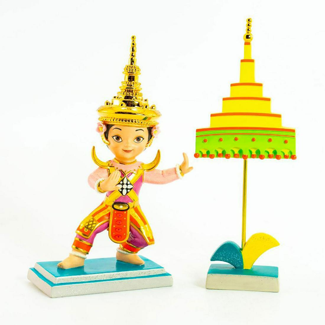 Disneys It's a Small World Figurine, Sawat-dee, (1 of 7)