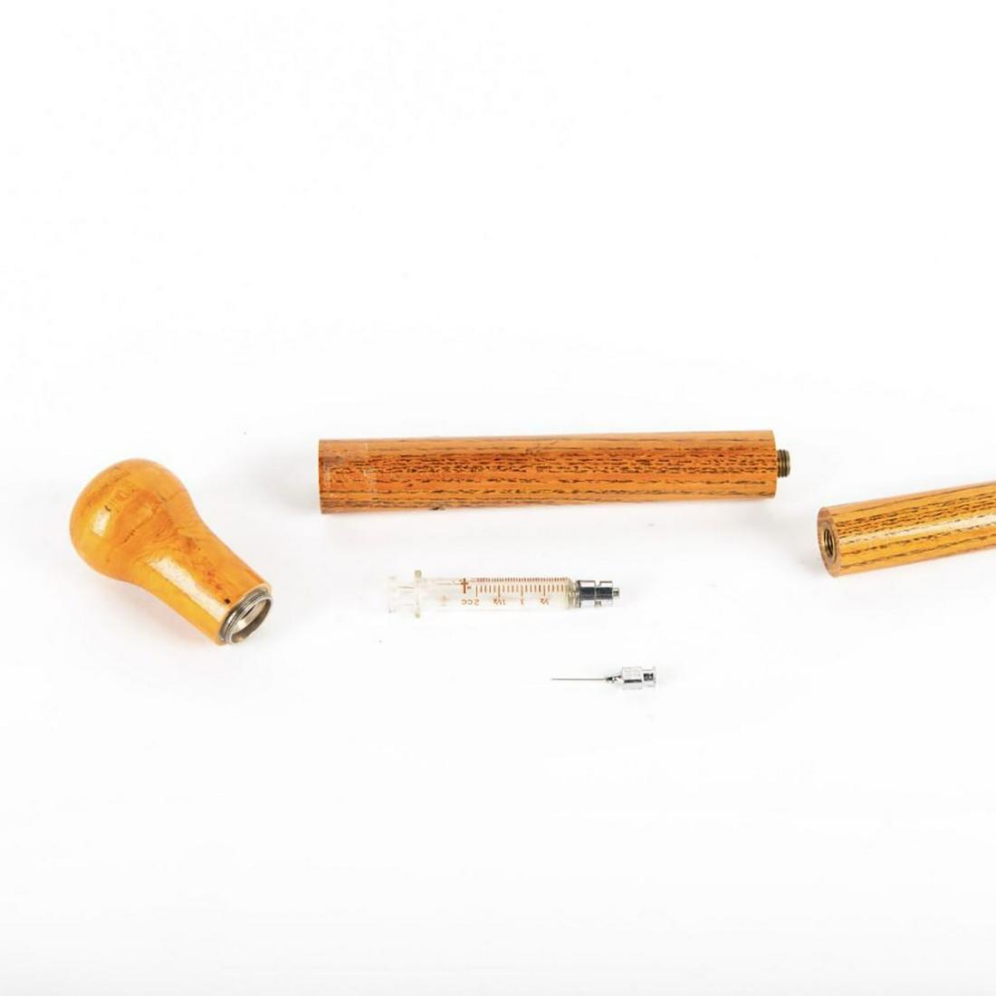 19Th Century Gadget Cane Doctor Syringe (1 of 7)