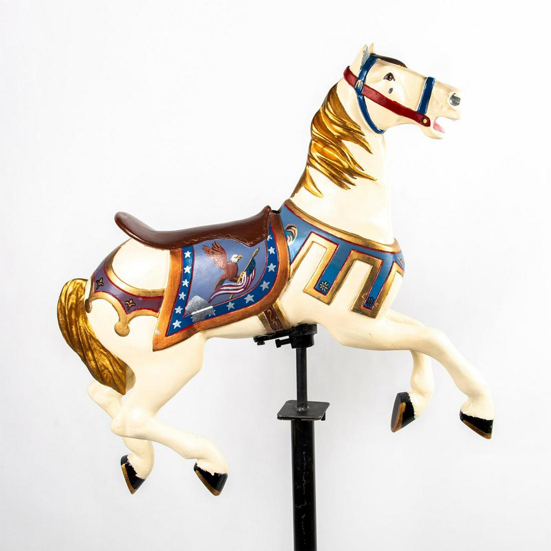M.C Illions and Sons Small Carousel Horse on Stand (1 of 7)