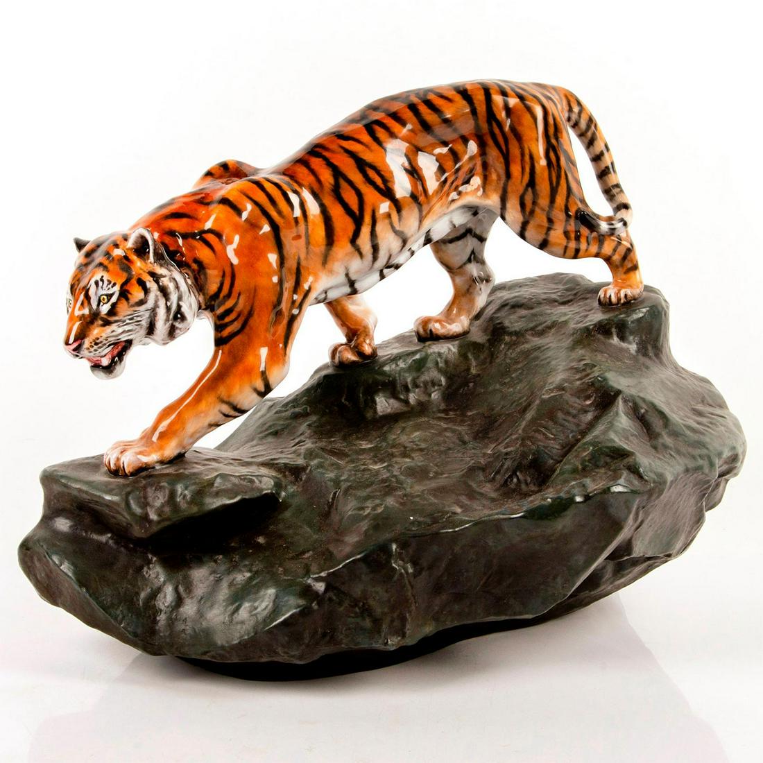 Royal Doulton Prestige Figurine, Tiger On Rock HN2639 (1 of 4)