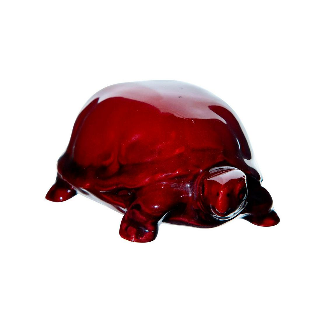 Royal Doulton Flambe Animal Figurine, Tortoise HN193 (1 of 5)