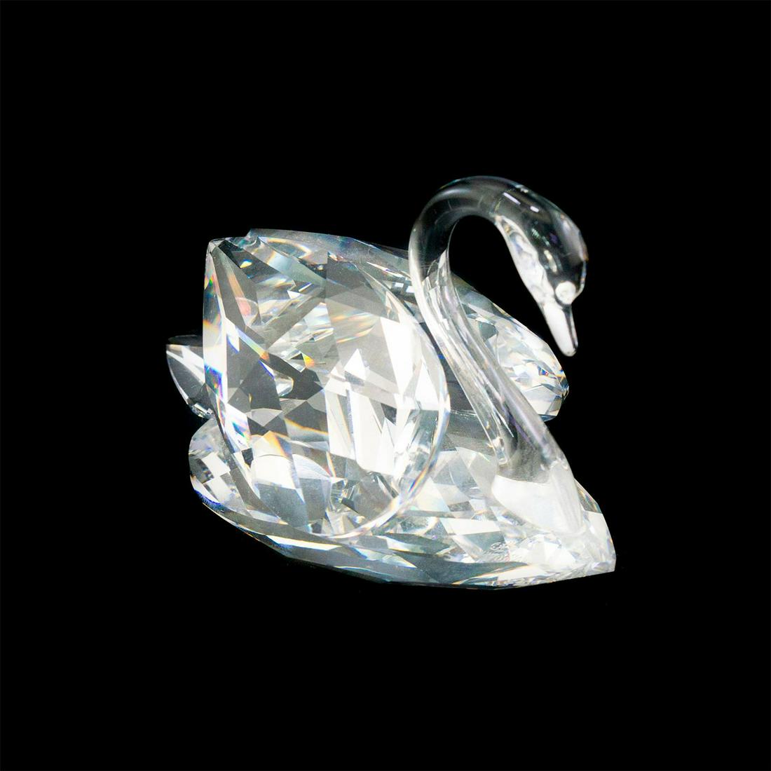 Swarovski Crystal Figurine, Swarovski Swan, Feathered (1 of 2)
