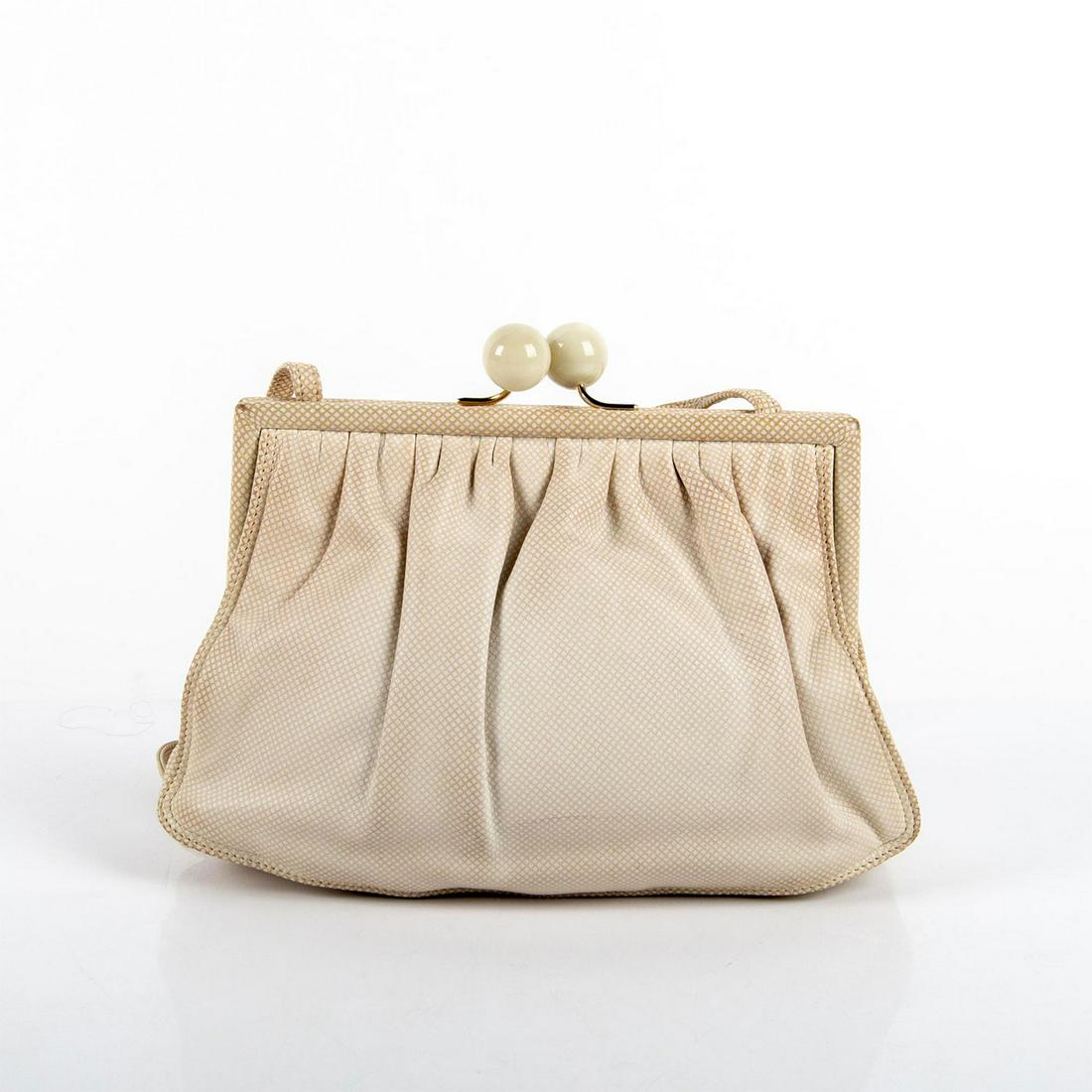 Vintage Bottega Veneta Cream Leather Cross Body Bag (1 of 7)
