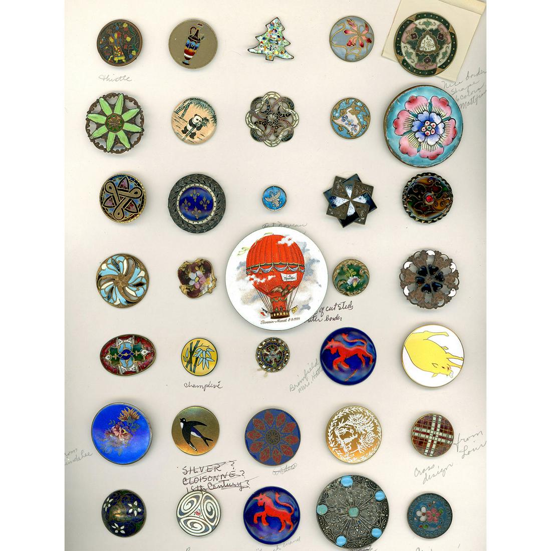 A CARD OF DIV 1 & 3 ASSORTED ENAMELS INCLUDING BALLOON (1 of 4)