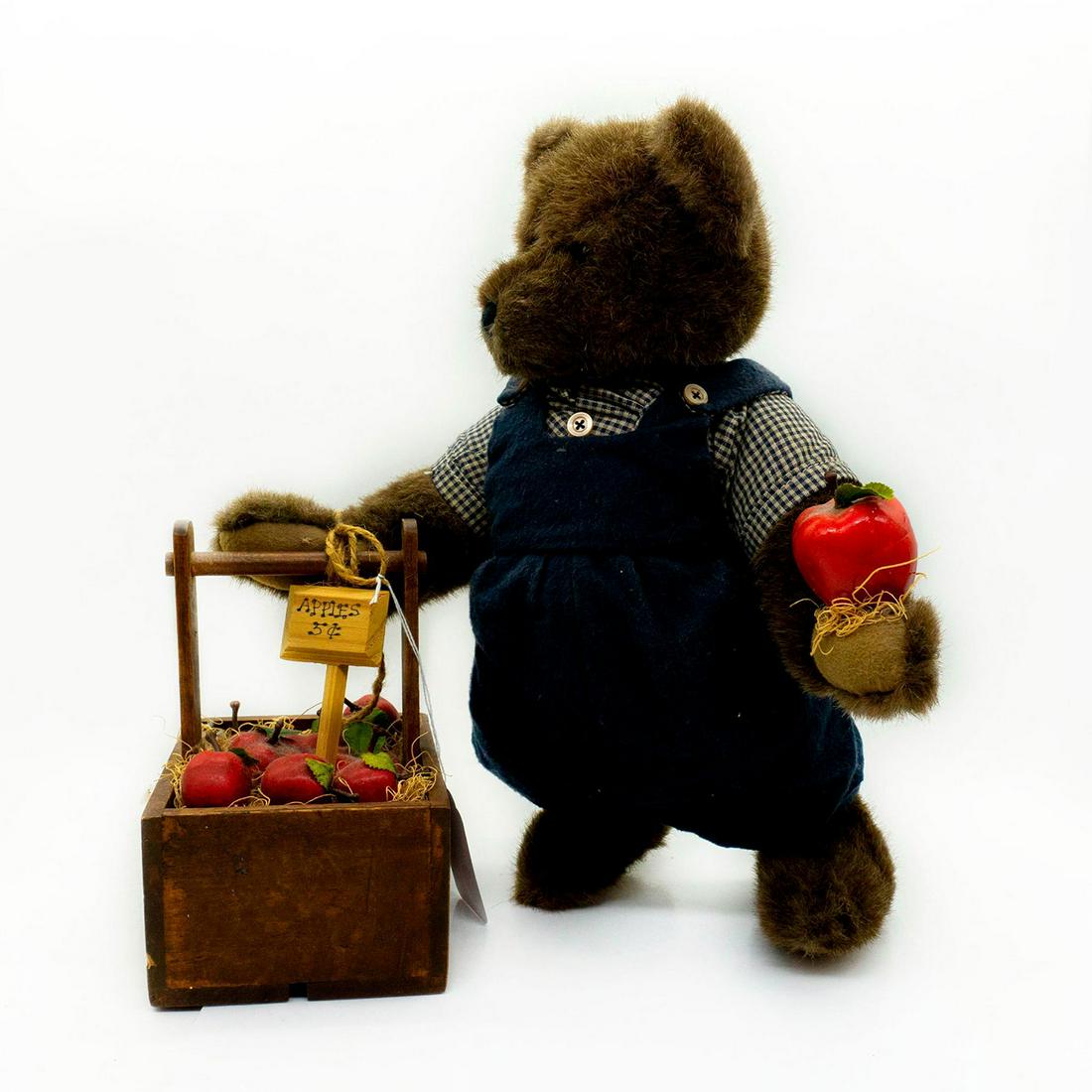 Boyd's Bears Teddy Bear, Apple Salesman (1 of 2)