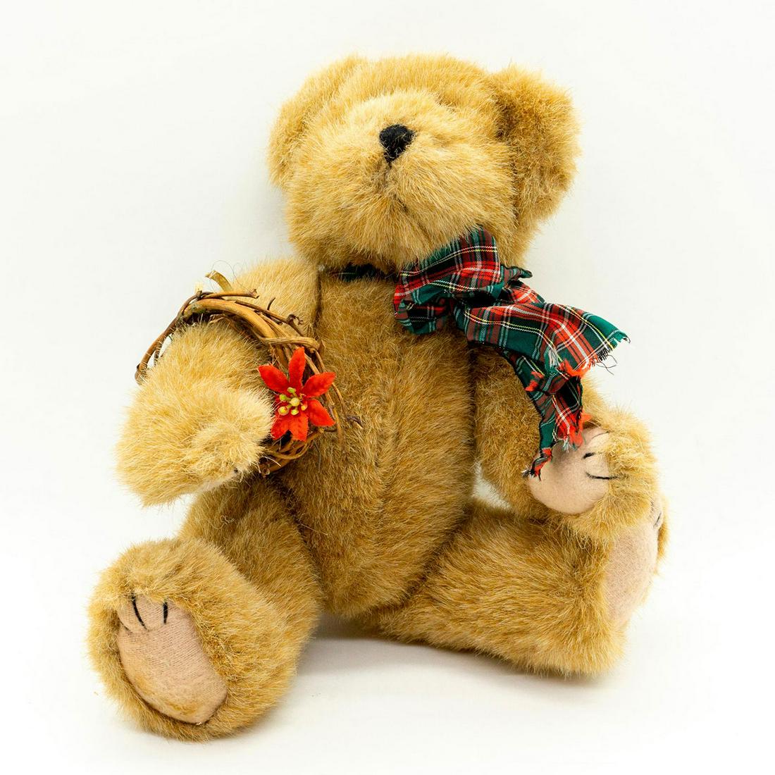Boyds Bears, Teddy Bear with Tartan Ribbon, Plush Doll (1 of 3)