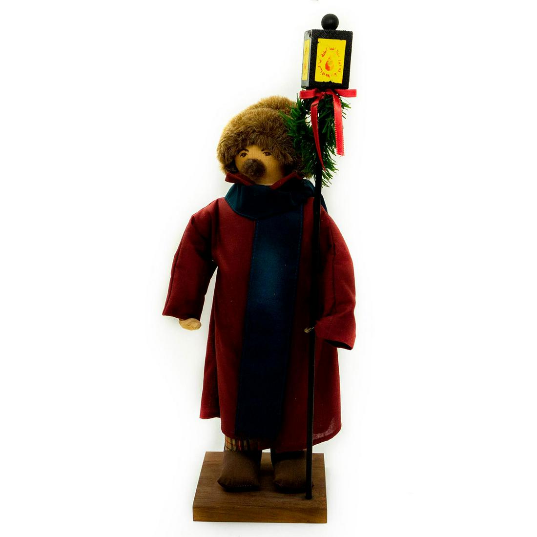 Christmas Doll, Carol Singer Man with Lantern (1 of 2)