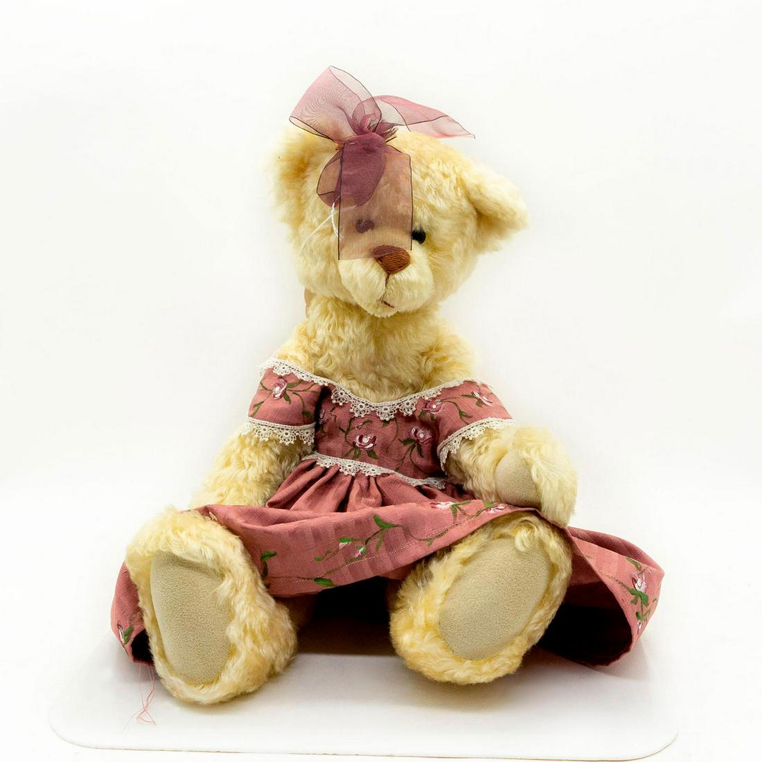 David Scarpati Teddy Bear, Pink Dress (1 of 2)