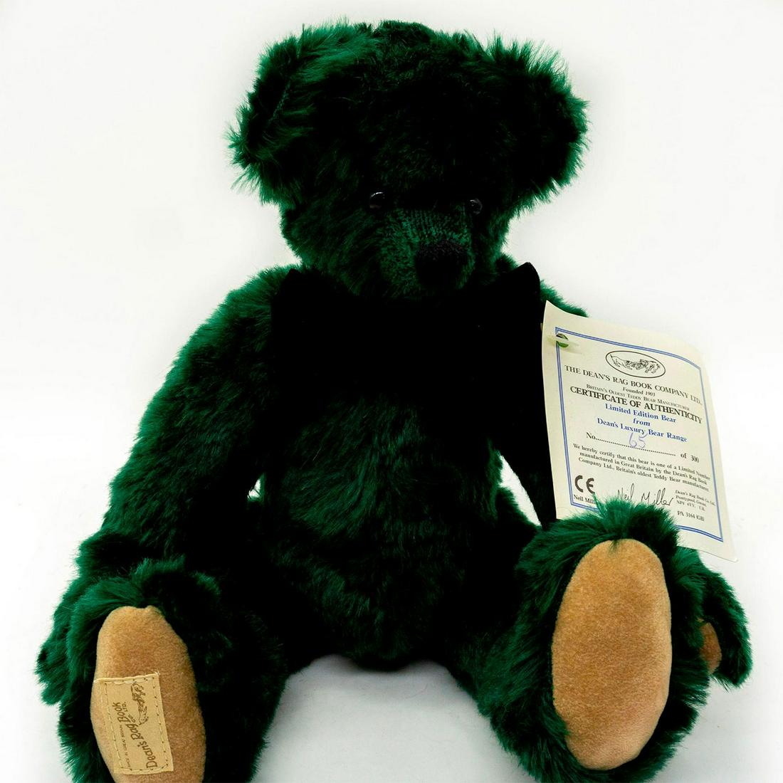Dean's Rag Book Teddy Bear, Freebie Green (1 of 3)