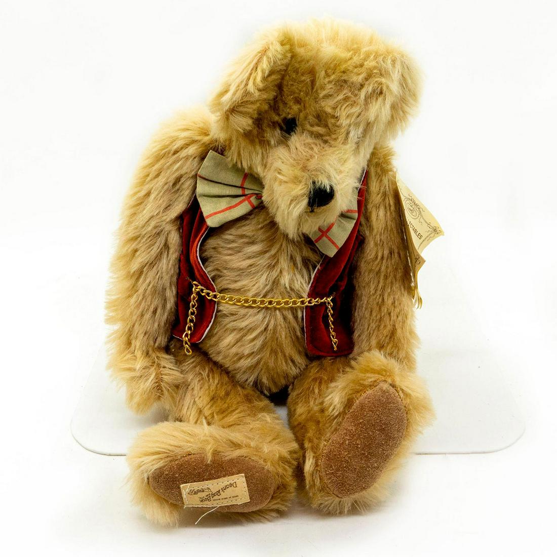 Deans Ragbook Teddy Bear, Red Vest (1 of 3)