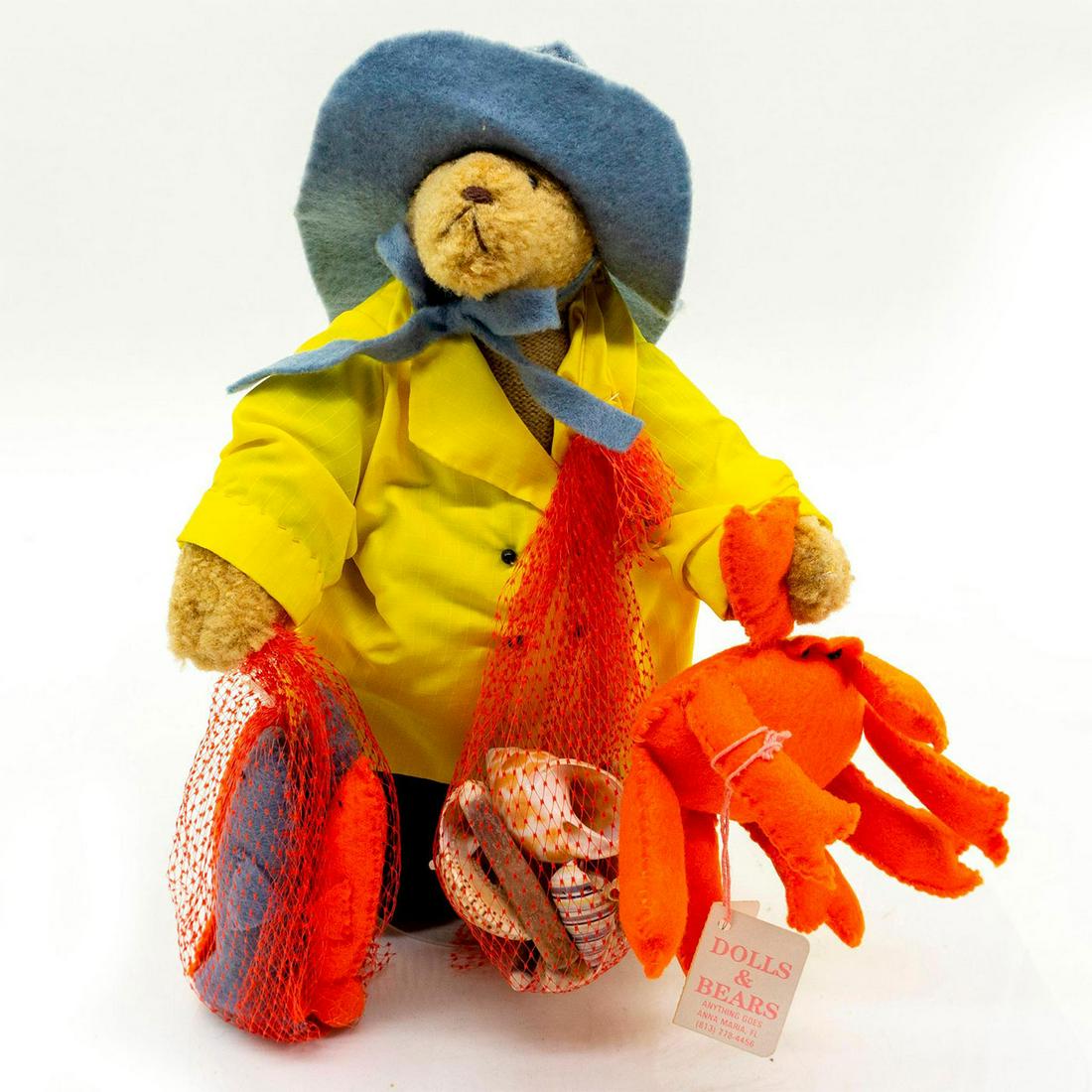 Dolls and Bears, Salty Fisherman Teddy Bear (1 of 3)