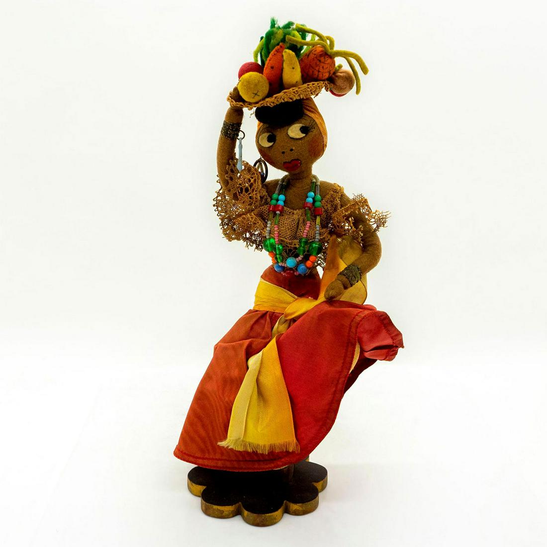 H. Stern Brazil, Handmade Folk Art Chiquita Doll (1 of 5)