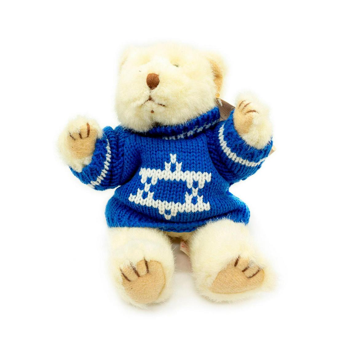 Russ Berrie Handcrafted Teddy Bear, Jewish Bear (1 of 2)