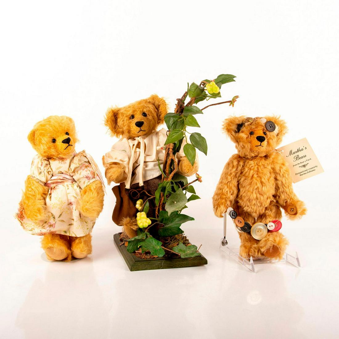 Set Of Three Martha's Bears Collectable Teddy Bears (1 of 8)