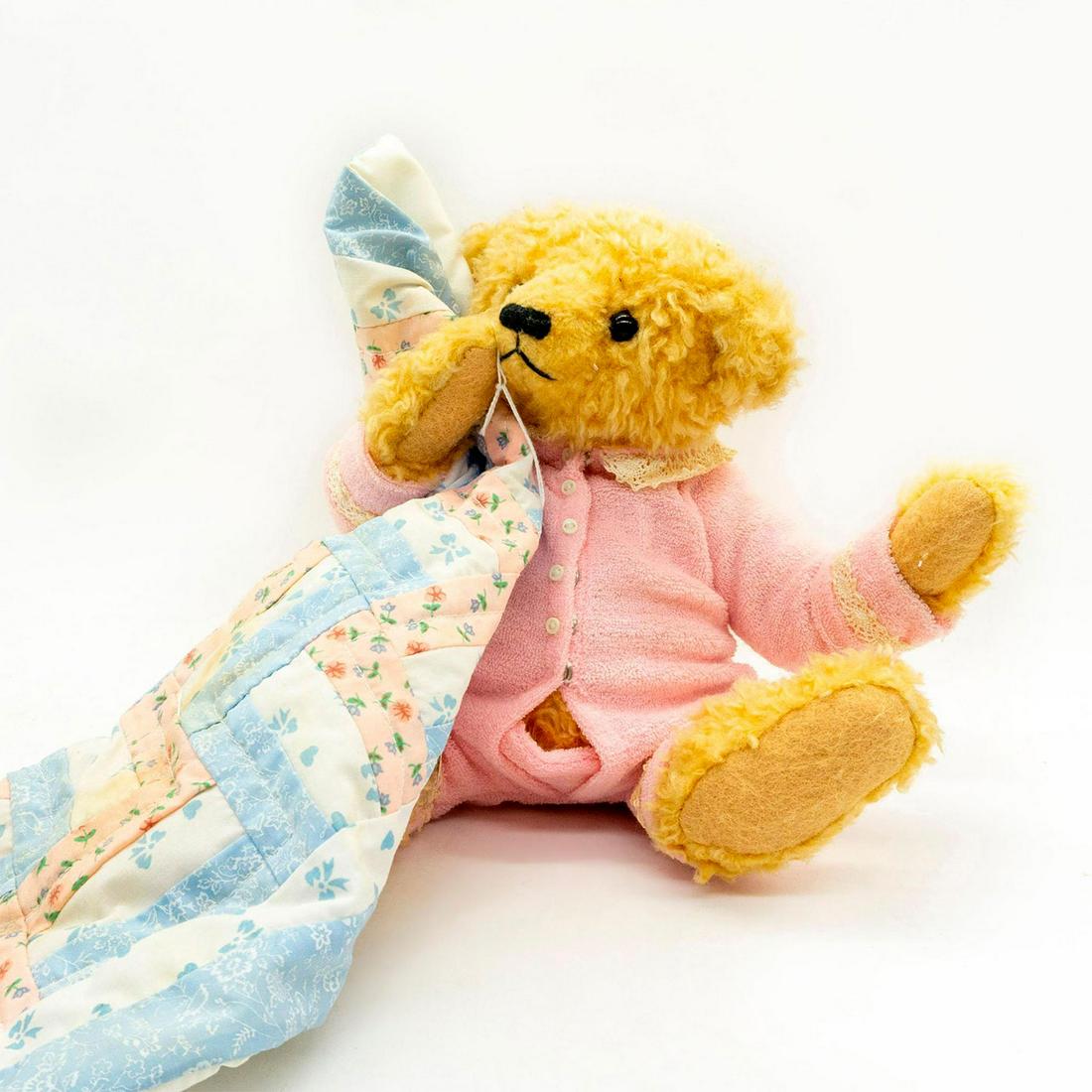 Steve Schutt Teddy Bear, Pink PJs (1 of 2)